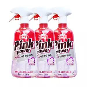 엘지 홈스타 핑크파워 샤워부스 찌든 물때 클리너 세정제 750ml 3개 욕실 찌든때