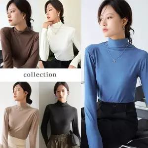 [RIZPICK]반 목폴라 티셔츠 폴라티 반폴라 무지폴라티