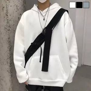 [RIZPICK]슬림핏 남여공용 후드티 무지 (일반핏)