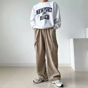 [RIZPICK]남성 5컬러 폴틴 골덴 코듀로이 카고 조거 와이드팬츠