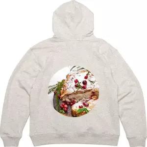 [RIZPICK]기모후드집업 뒷면 파이에 크랜베이 허브 그림 프린팅