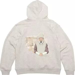 [RIZPICK]기모후드집업 뒷면 허준 동의보감 글쓴이 그림 프린팅