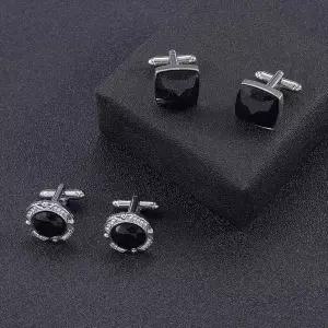 [RIZPICK]정장 셔츠 커프스 버튼 2개입 커프스링크 단추 남자예복 선물