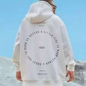 [RIZPICK]간절기 겨울 기모 후드 긴팔 패션 캐주얼 남자 티셔츠 봄티셔츠