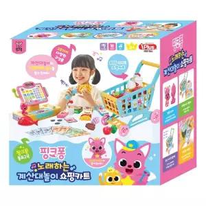 [핑크퐁] 노래하는 계산대놀이 쇼핑카트