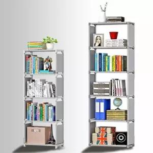 5단책장 수납장 다용도옷장선반 부직포 패브릭수납함 틈새수납장 옷장수납함