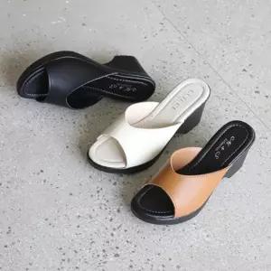 |KCS7F11|여성용 여름 통굽 오픈토 샌들 슬리퍼