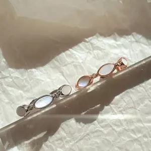 |CCA8639|여성 진주와 큐빅 오픈링 일상 레이어드 반지