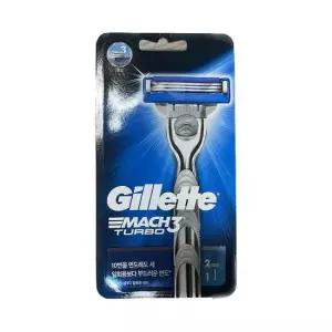 질레트 마하3 터보 3중날 면도기 질레트 면도기 3중날 대용량