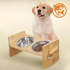 [반려] 애완동물 식기 물통 고양이 발색 용기 트윈 식사세트 그릇 강아지 이중구조