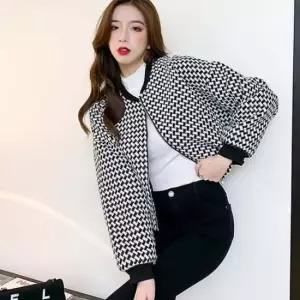 캐주얼 모직 자켓 숏자켓 집업자켓 크롭자켓