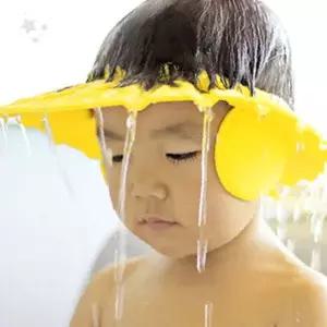 어린이 목욕 샴푸 물 차단 귀 보호 헤어 세정 캡 유아 샤워 안전 용품 조절