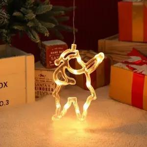 감성 LED 산타 장식전구 크리스마스 행잉 창문조명