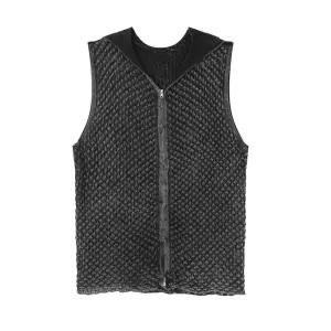 여름 캐주얼 님성 데일리 가디건 집업 조끼 무지 레이스 후드 빈소매 다올2