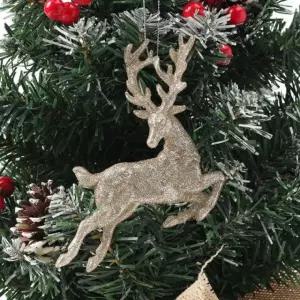 트리 오너먼트 럭셔리 4p세트(골드루돌프)