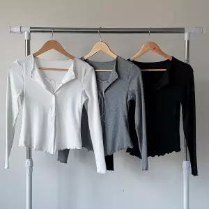 |CSJ6E6C|여성 리본 레이스 슬리브리스 날라리 골지 슬림 가디건