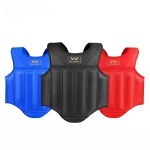 보호용 킥복싱 상체보호대 조끼 무에타이 레드 태권도 복싱