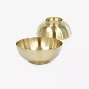 국산 GH31JP50 업소용 방짜 유기 비빔기 옥면기 놋대접 20x8cm