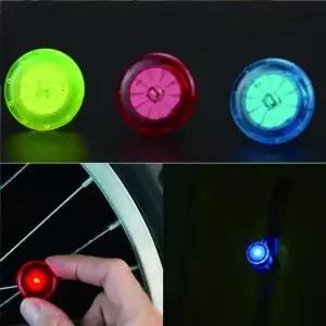 [하프클럽/]라이트 자전거 스포크라이트 휠 후미등 안전등 스포크