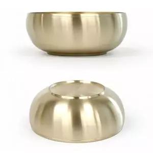 방짜유기 TI00EE17 떡국 갈비탕 그릇 냉면그릇 18.8cm 4호