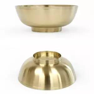 방짜 VA46GK65 유기 냉면그릇 떡국 육회 비빔밥 그릇 20cm 11호