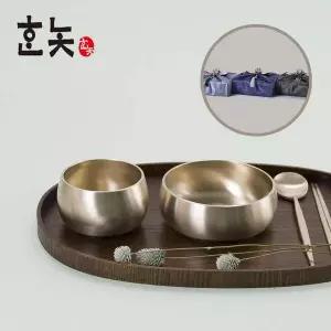 수공예품 RP18LR81 주방식기 방짜유기 놋그릇세트 보자기 포장