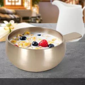 손잡이뚠뚠시리얼볼 FN23LX90 유기방짜 죽그릇 스프볼 화채그릇