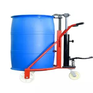 유압 리프트 드럼통 스태커 운반차 휠 드럼 지게차 철제