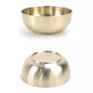 방짜유기 FX99DS82 한정식 대접 죽그릇 국그릇 12x4.5cm 4호