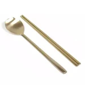 방짜유기 AV47RO44 초등학생 어린이 수저세트 3호 1세트