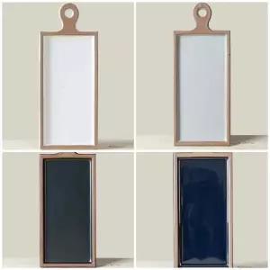 이천도자기 GQ45DW65 순수화 손잡이형 직사각 생선접시 도자기