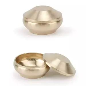 방짜 ZQ75IT28 유기 이유식그릇 죽그릇 미니 밥공기 밥그릇 4호