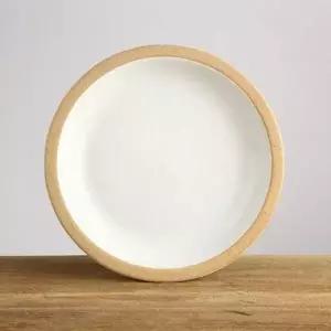 이천도자기 FK86LX86 담소 오목 부페접시 2호 22.5cm 도자기