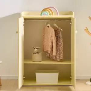 아이방 파스텔감성 안전라운드 유아 옷장(80cm 2색) 장난감 유아옷 서랍장