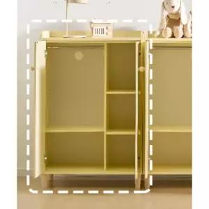 선반서랍 결합형 와이드상판 공간분리 유아 옷장(80cm 2색) 자녀방 아기방