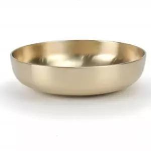 보온보냉 WW81YM41 고급 방짜 유기 원형 반찬 접시 유기원형찜접시