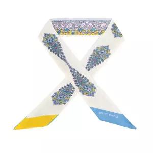 [롯데백화점]에트로 에트로 WATA0016AK638 X0800 메달리온 페이즐리 스키니 트윌 실크 스카프