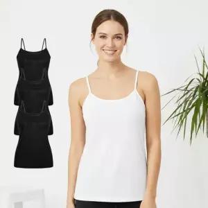 [3매]여성용 순면 40수 캐미솔 끈나시 BYT3634S