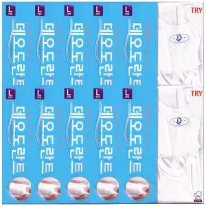 TRY땀냄새없는 상쾌한하루 데오도란트민소매런닝10매 TMRSB08/01A