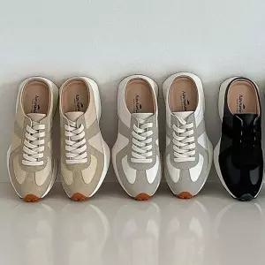 |KCS7F28|여성용 데일리 통굽 에어 슬립온 뮬