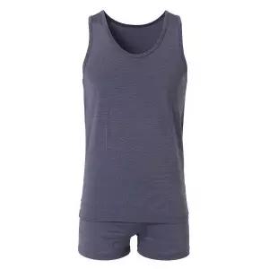 [롯데백화점]트라이엄프 [95-110] 쿨링 인견 큐브론 남성 런닝 트렁크팬티 세트(TFMRN212NYTFMTK212NY)