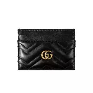 여성 GG 마몬트 마틀라세 카드 지갑(443127 DTD1T 1000)