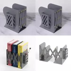 ( )접이식 책꽂이+펜꽂이 그레이 간이책꽂이 책상책꽂이 사무용책꽂이