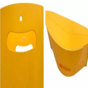 ( )접이식 간이 줄서기 의자 옐로우 플라스틱간이의자 접는의자 간이플라스틱의자