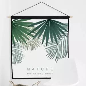 BS   포스터 아레카야자 L 벽 꾸미기 장식 창문 가리개 가림막   식물 인테리어