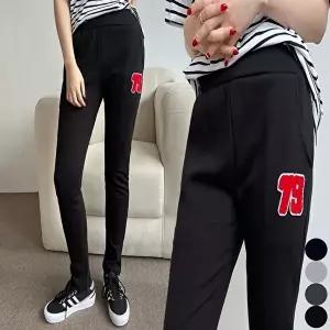 여자 세미바지 배기 팬츠 편한 밴딩 추리닝 바지 (HSJ-WC3801C)