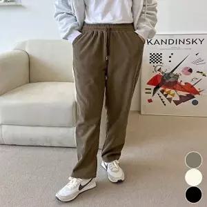 여자 골덴 배기바지 조거팬츠 허리밴딩 편한 겨울바지 (HSJ-WB7BA0C)