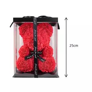 아서아리 장미곰돌이 꽃 로즈 플라워베어 이벤트 선물 25cm