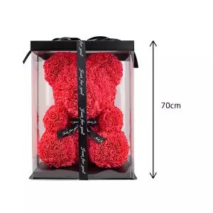 아서아리 장미곰돌이 꽃 로즈 플라워베어 이벤트 선물 70cm
