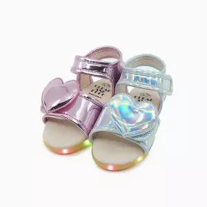 [보리보리/베이비솔]오로라하트LED샌들
